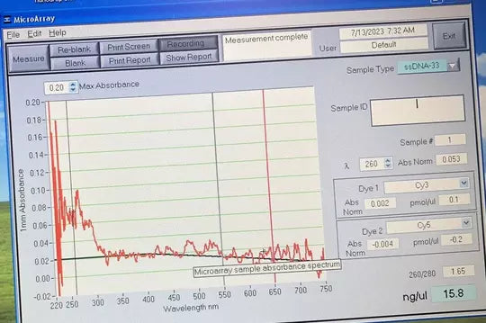 Thermo ND-1000 NanoDrop UV/VIS Spectrophotometer Tested Working Video Warranty