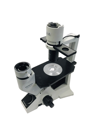 Olympus CKX41 Inverted Phase Contrast Microscope Incomplete Tested Working
