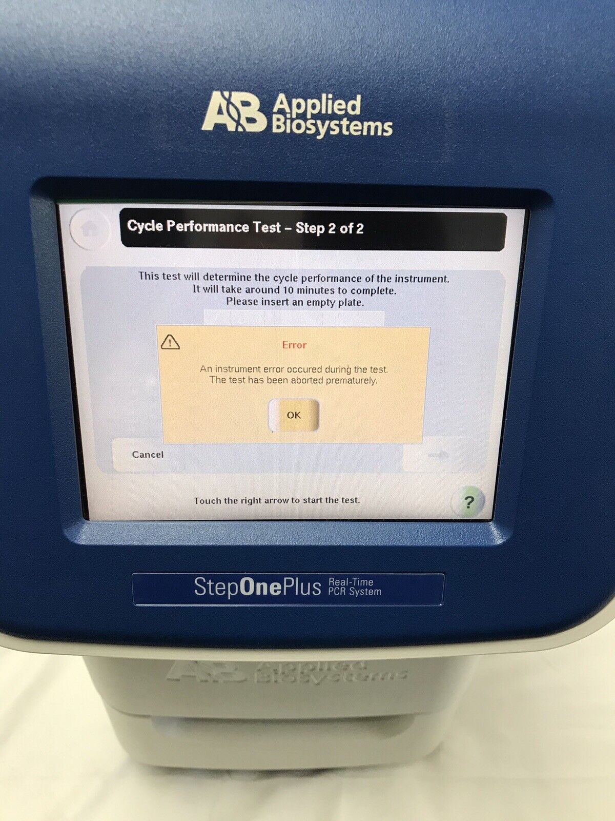 Applied Biosystems StepOnePlus Real-Time PCR System, ABI Step One Plus 4376592