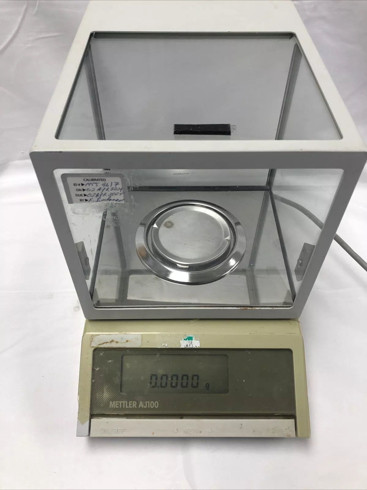 Mettler AJ100 Laboratory Analytical Balance Scale Tested Working