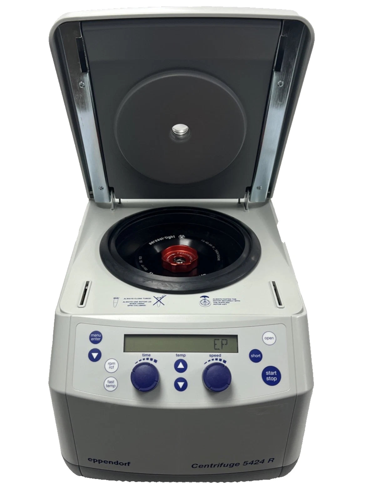 Eppendorf 5424R Refrigerated Centrifuge with FA-45-24-11 Rotor + Lid ~ Clean