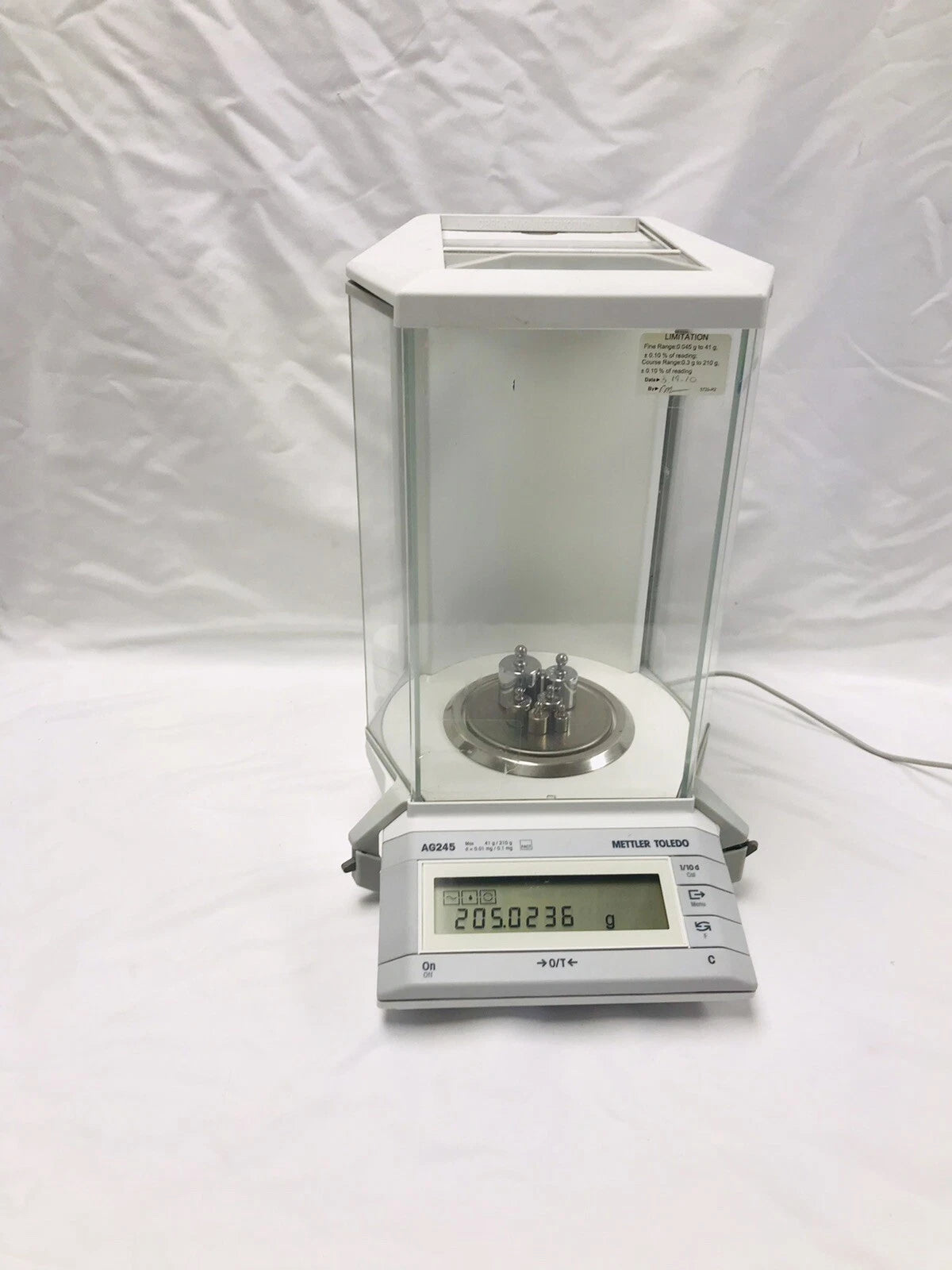 Mettler Toledo AG245 Analytical Balance Scale Tested Working Video