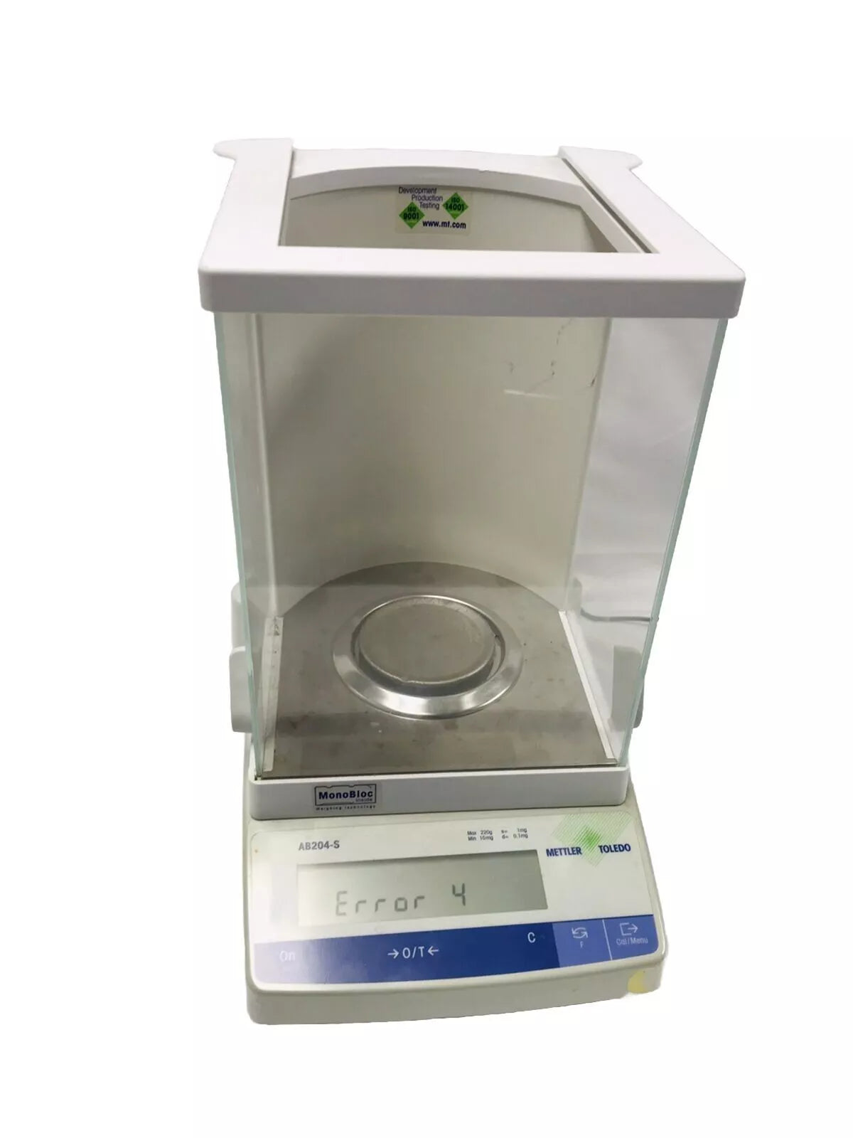 Mettler Toledo AB204-S Digital Balance Scale For Parts Only