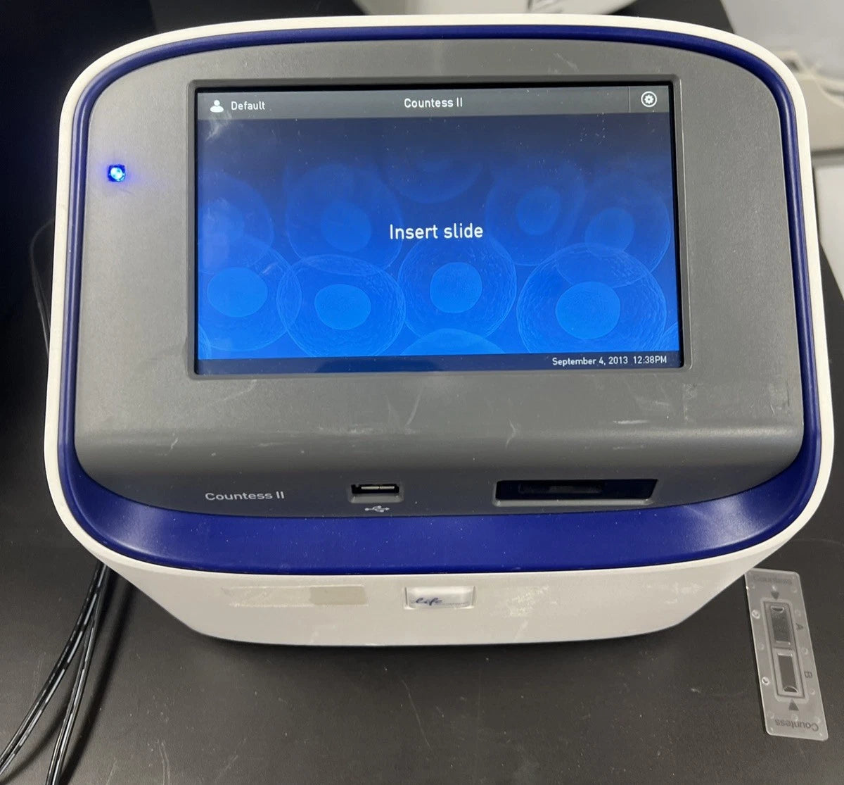 Invitrogen Countess II Automated Cell Counter AMQAX1000 Slides Counting