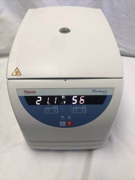 Thermo Sorvall Legend Micro 21 Centrifuge with Rotor & Lid Tested Warranty