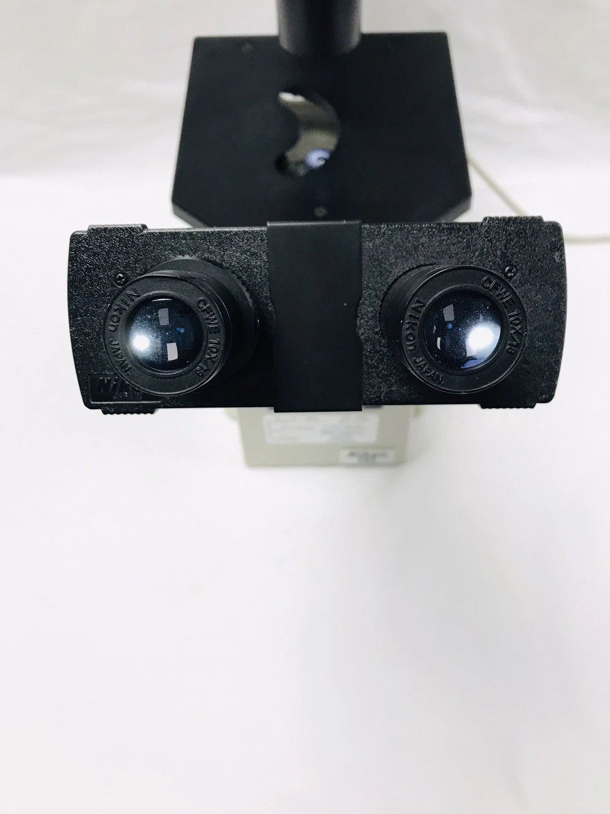 Nikon TMS Inverted Phase Contrast Binocular Microscope 3 Objectives 4x 10x 20x