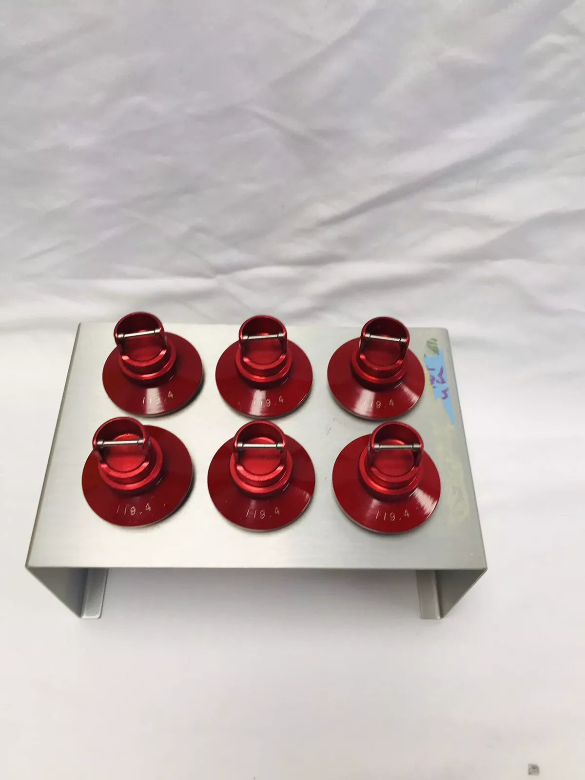 LOT of 6 Beckman Swinging Swing Bucket Tubes 119.4 w/ Tray # 331313 for SW28