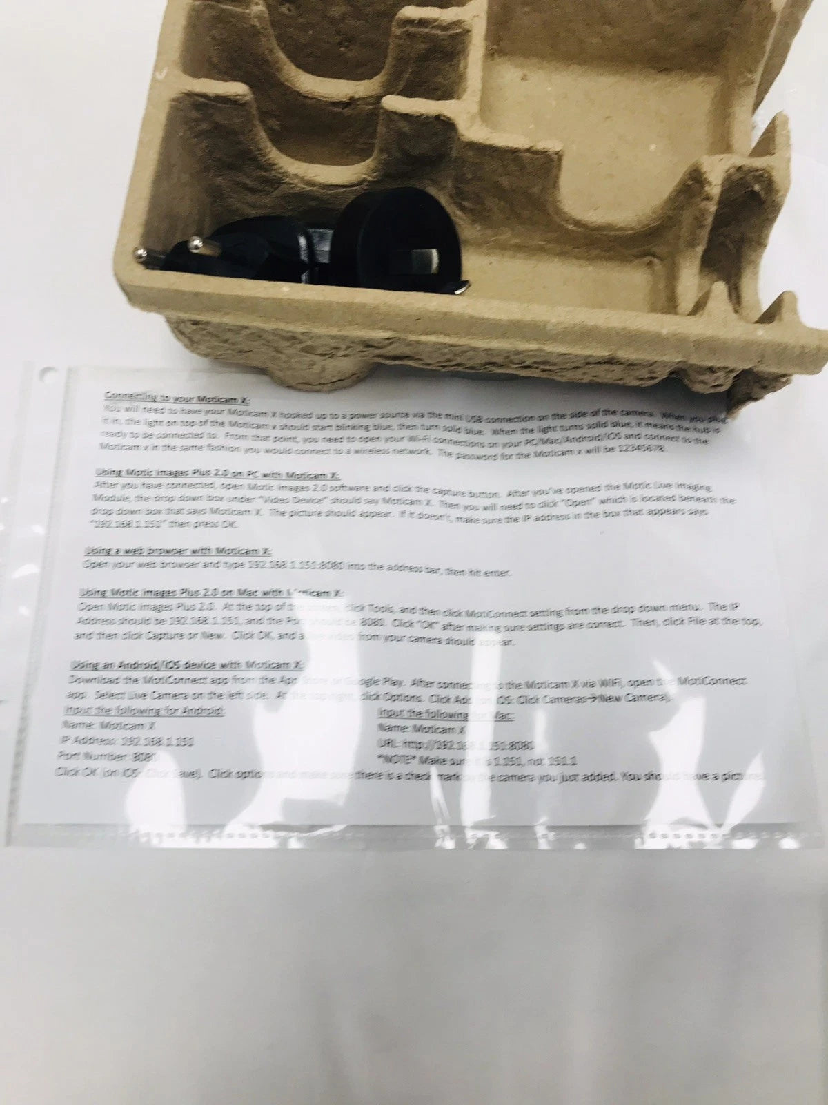 Motic Moticam X WiFi Digital Microscope Camera Mounts To Any Microscope Eyepiece