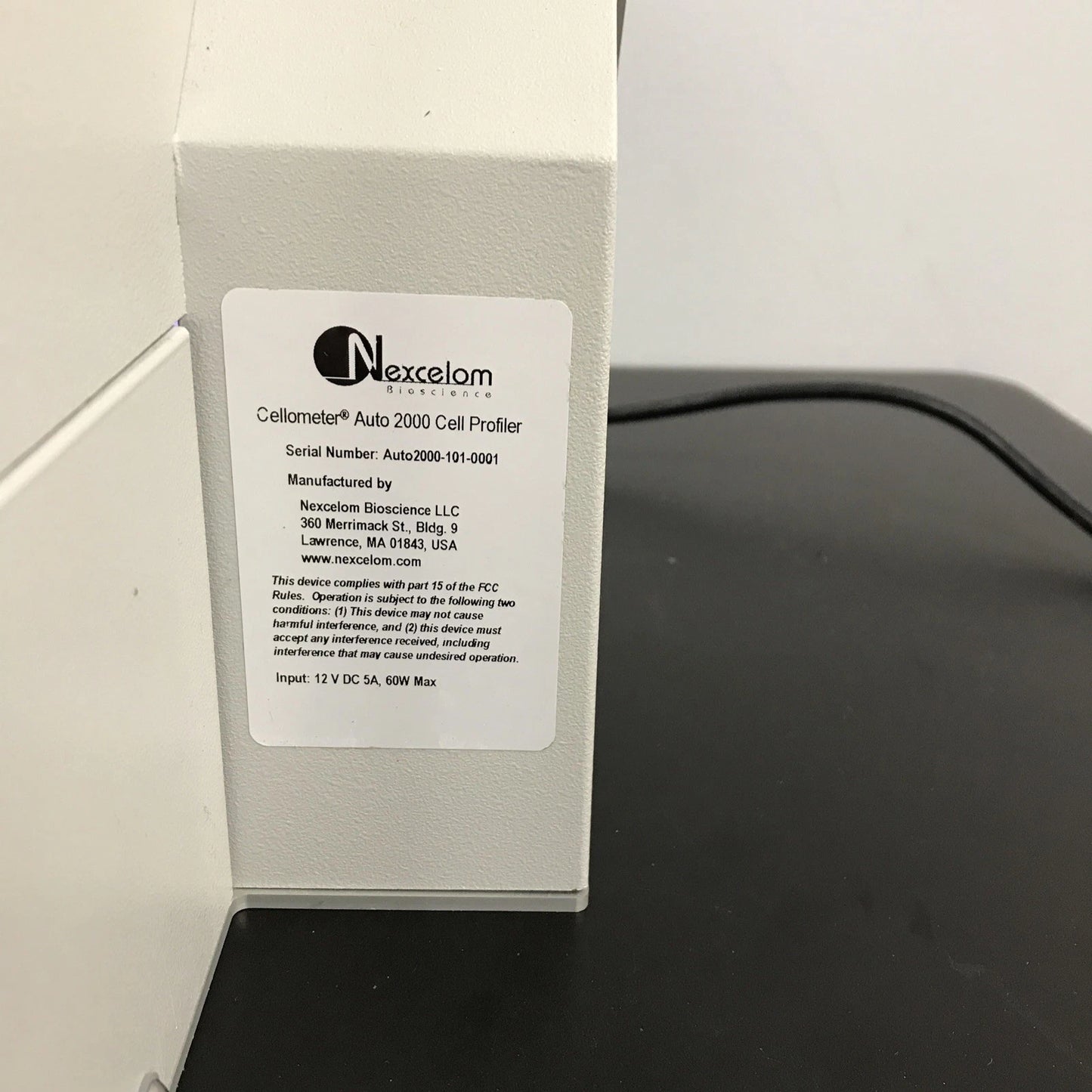 Nexcelom Cellometer Auto 2000 Cell Viability Counter Profiler Warranty See Video