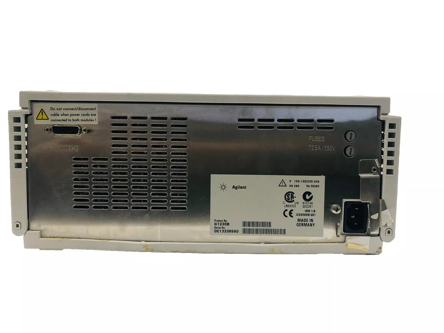 Agilent 1100 Series G1330B ALS Therm Sample Chiller Thermostat power Up