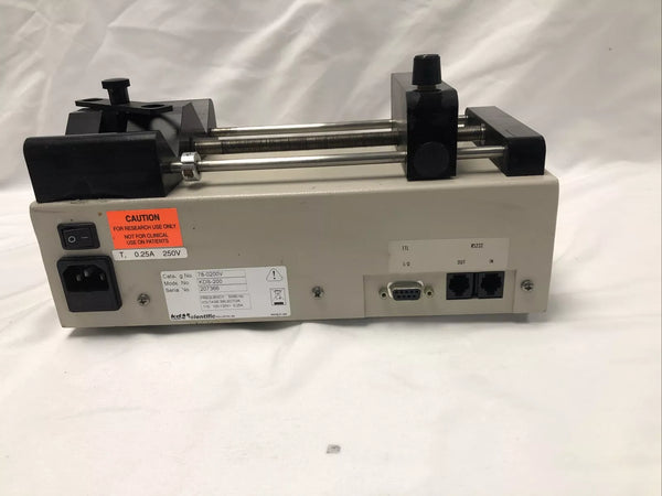 KD Scientific KDS 200 Dual Syringe Pump with Digital Display KDS200  Tested Working Video