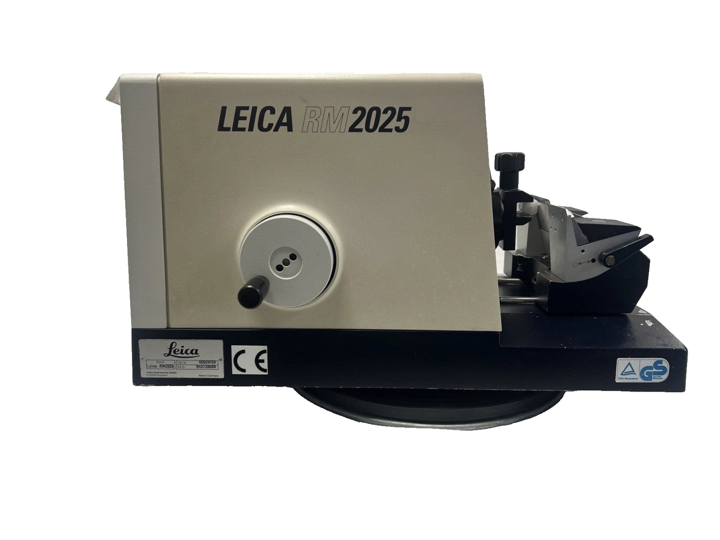 Leica  RM 2025 Manual Rotary Microtome 045728686 with Blade Holder warranty video