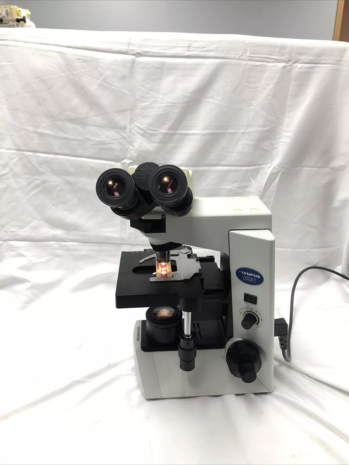 Olympus CX41 Biological Lab Microscope Phase Contrast CX-41RF 10x  Working