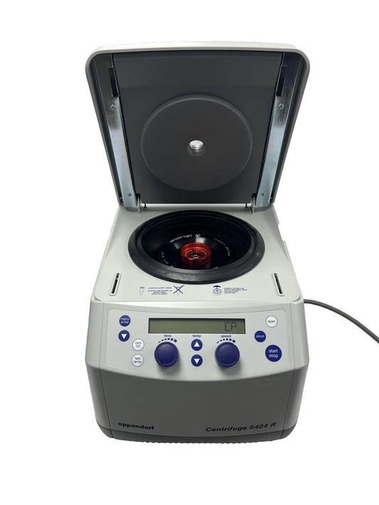 Eppendorf 5424R Refrigerated Centrifuge with FA-45-24-11 Rotor + Lid ~ Clean