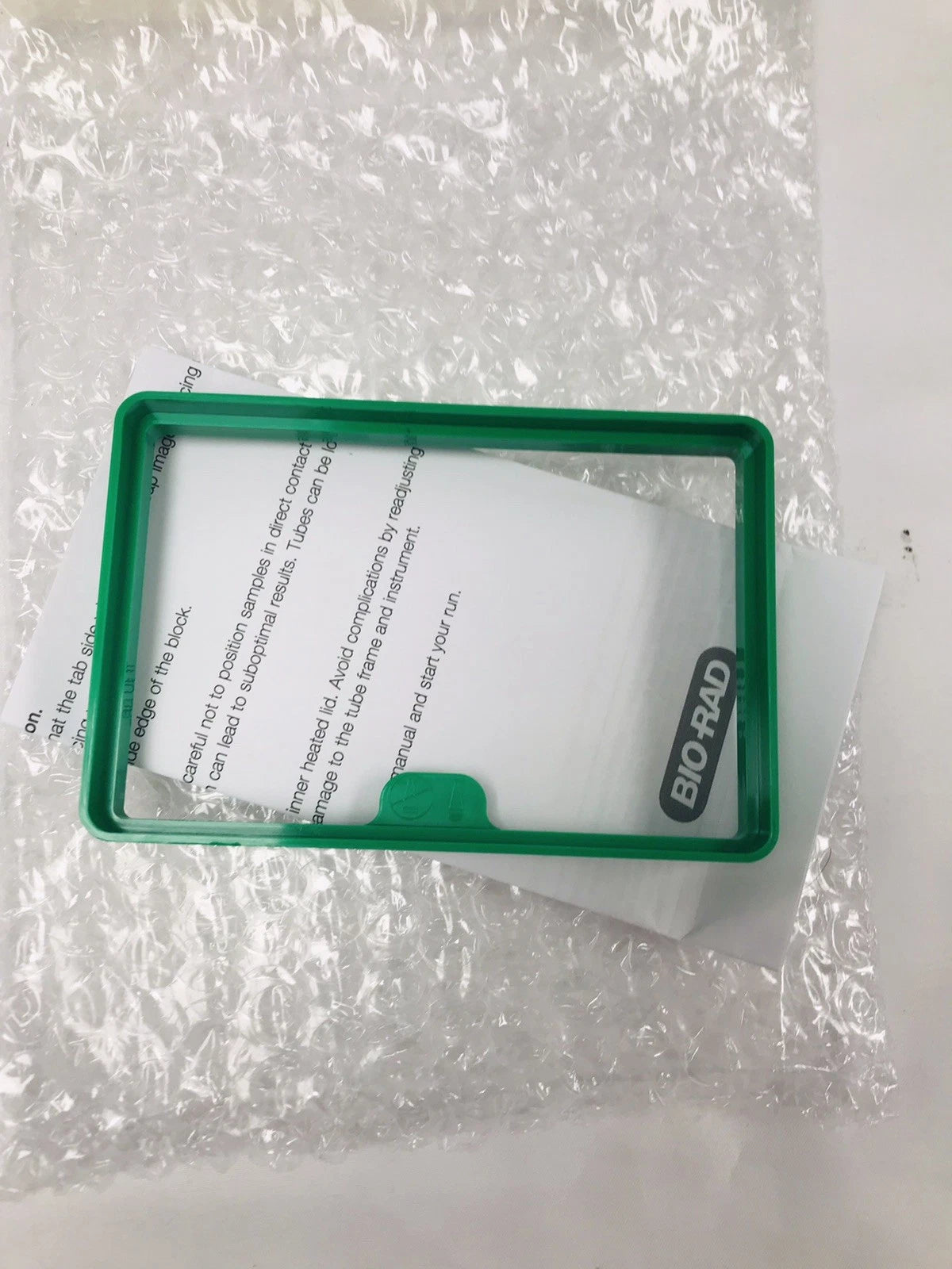 NEW Bio-Rad 184-9001 Tube Frame for 96 Well Deep Block Reaction Module C1000