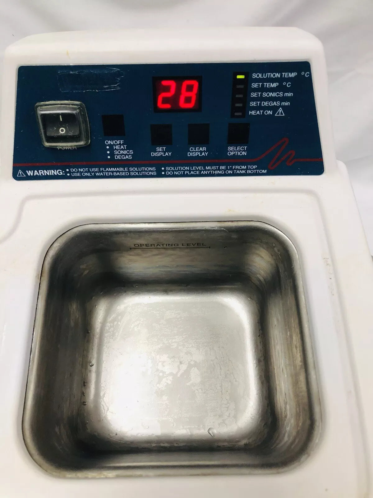 Branson 1210R-DTH Heated Ultrasonic Cleaner Bransonic 1210 Tested Working Video
