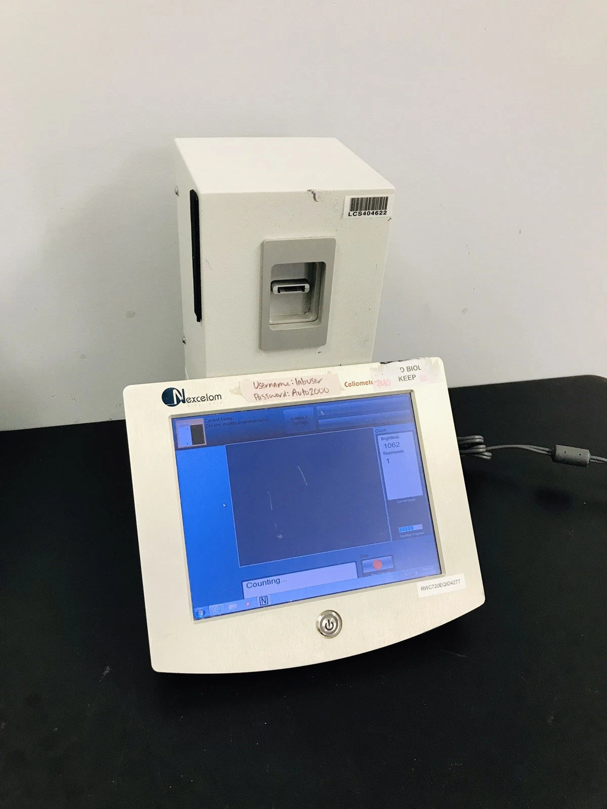 Nexcelom Cellometer Auto 2000 Cell Viability Counter Profiler Warranty See Video