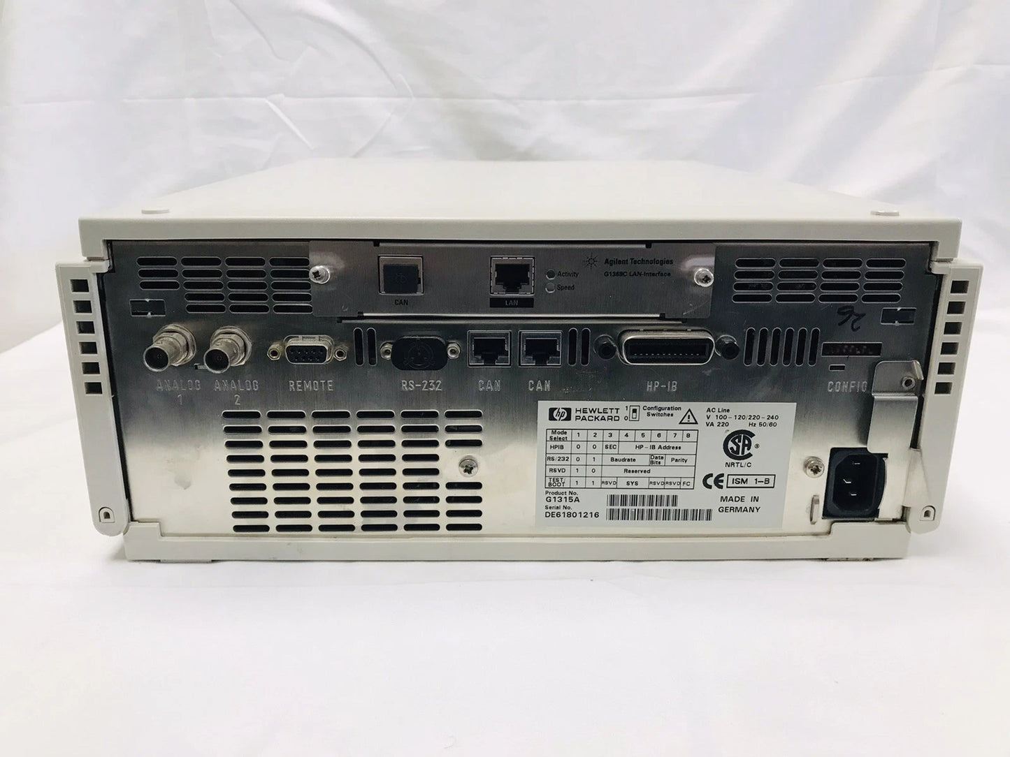 Agilent G1315A HP 1100 Series DAD Diode Array Detector HPLC Liquid Chromatograph