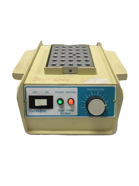 Thermolyne Dri-Bath Heater Type 17600 Model DB17615 BK165X20A 30 x 8.2mm