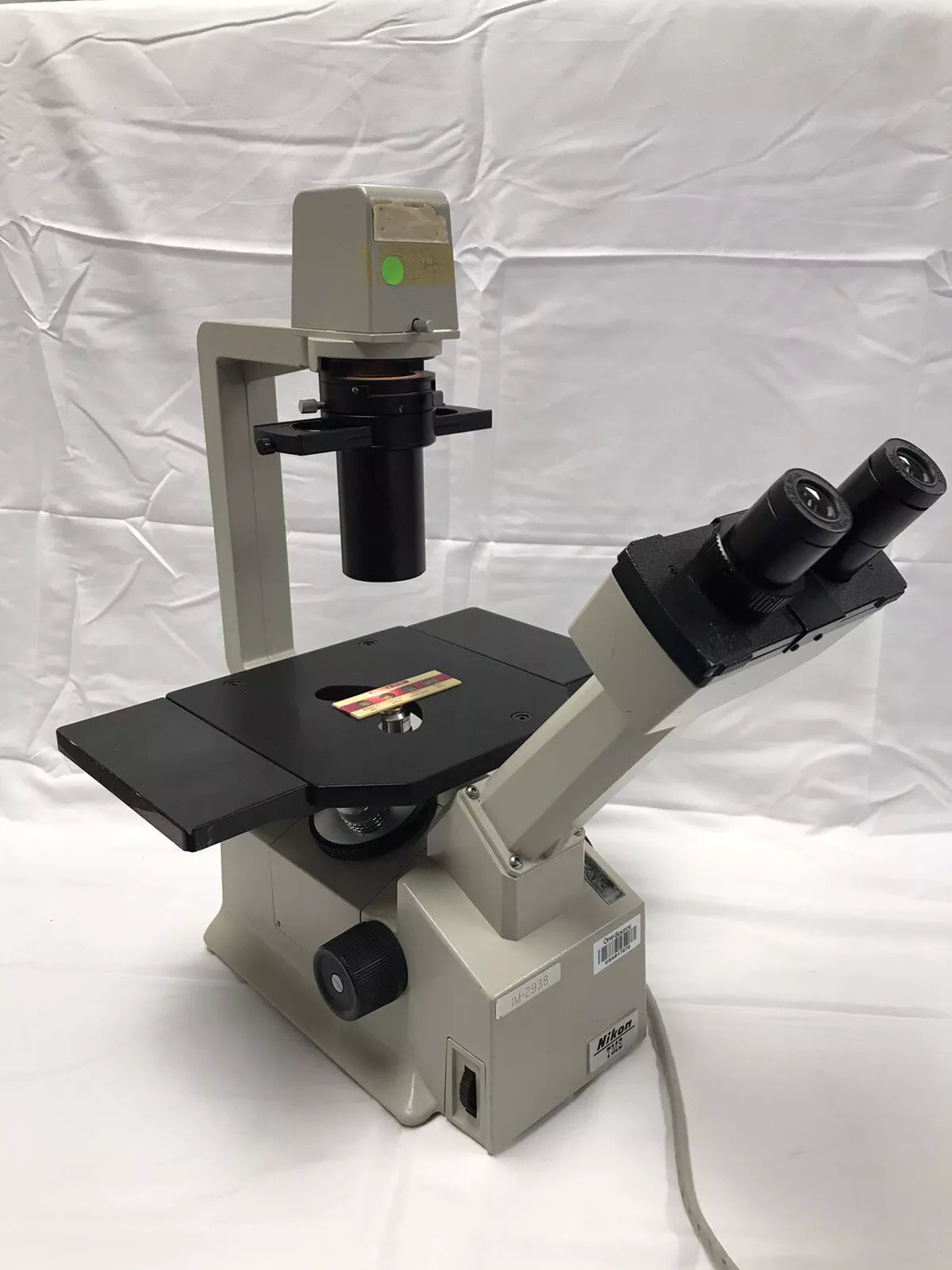 Nikon TMS Inverted Phase Contrast Microscope 3 Objectives 4x 10x 20x