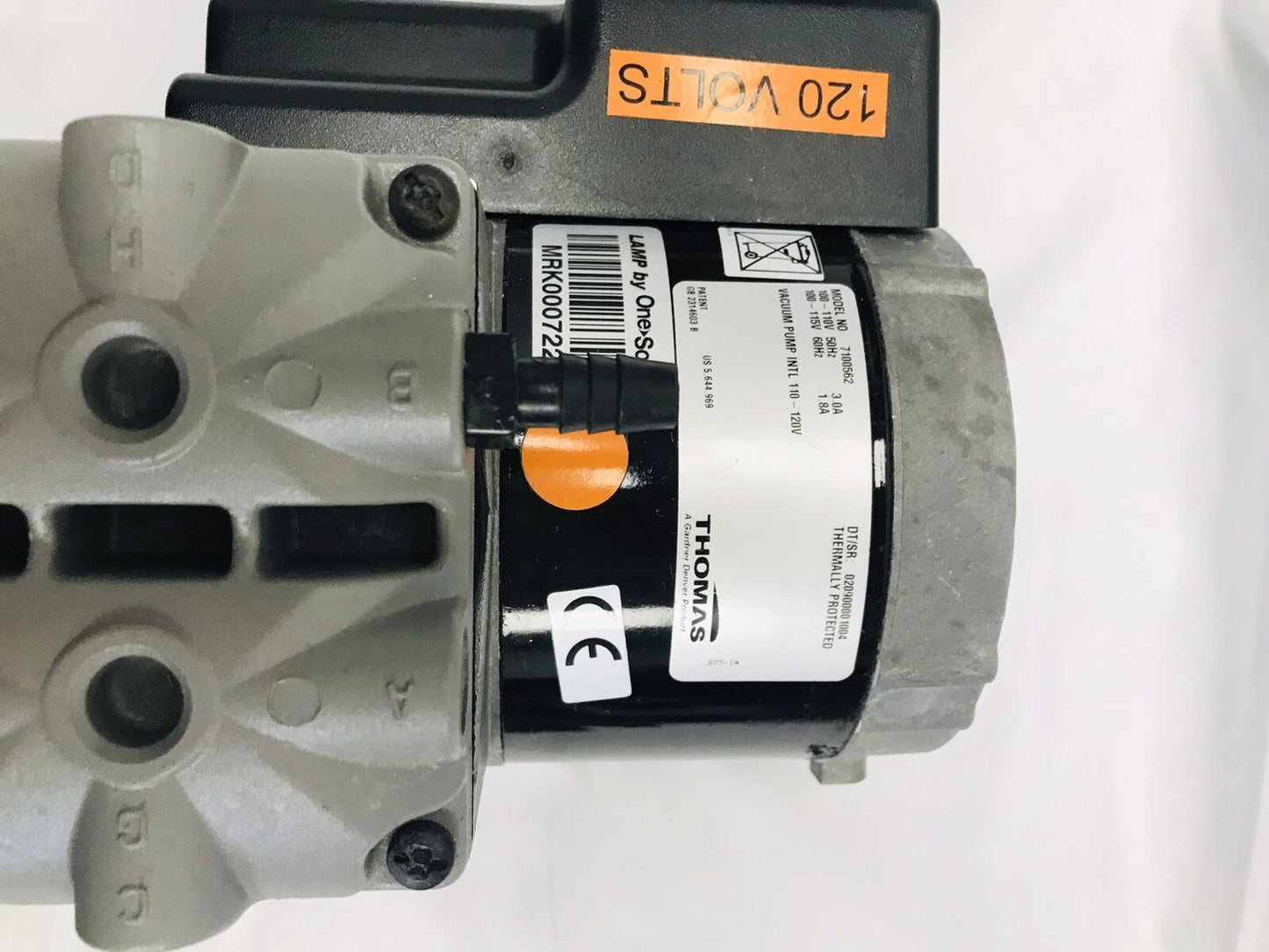 Thomas 71000562 Oilless Vacuum Air Pump Tested Working