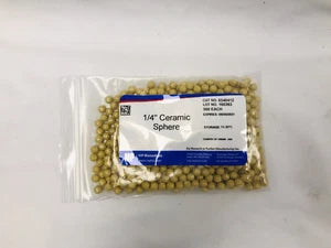 MP Biomedicals Ceramic Sphere 1/4 in. 6540412 ~400+ Still in Bag Expires 9/31