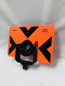 Sokkia Single Prism with 1 Mount Orange -30mm 0mm Offset Crosshair Survey