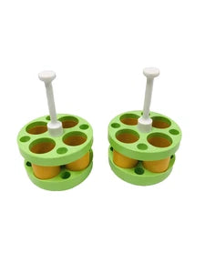 Lot of 2 Beckman Coulter Round Bucket Adapter 359486 4x50mL Round Bottom SX-4750
