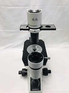 Olympus CKX41 Inverted Phase Contrast Microscope Incomplete Tested Working