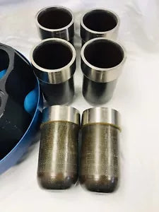 Beckman Coulter JLA-8.1000 Fixed-Angle Aluminum Rotor & 6x 1 Liter Canisters