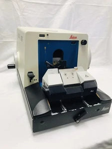 Leica Jung RM2035 Manual Rotary Microtome with Knife Holder BioCut Tested