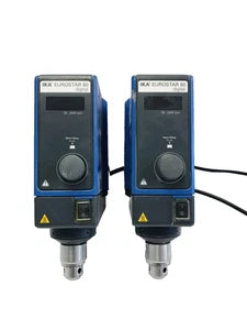 Lot of 2 IKA Eurostar 60 Digital Overhead Stirrer 30-2000rpm 4446001 For Parts