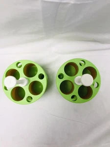 Lot of 2 Beckman Coulter Round Bucket Adapter 359486 4x50mL Round Bottom SX-4750