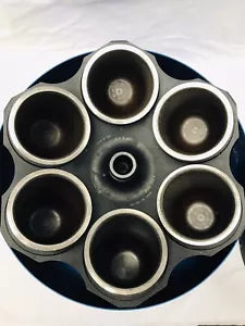 Beckman Coulter JLA-8.1000 Fixed-Angle Aluminum Rotor & 6x 1 Liter Canisters
