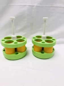 Lot of 2 Beckman Coulter Round Bucket Adapter 359486 4x50mL Round Bottom SX-4750