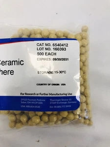 MP Biomedicals Ceramic Sphere 1/4 in. 6540412 ~400+ Still in Bag Expires 9/31