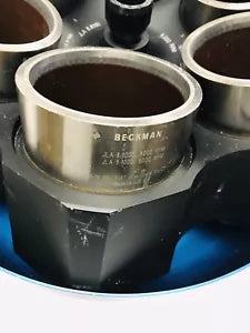 Beckman Coulter JLA-8.1000 Fixed-Angle Aluminum Rotor & 6x 1 Liter Canisters