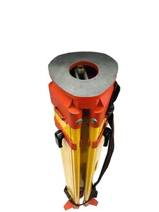 Heavy Duty Wooden Surveyors Tripod Surveying Equipment Construction Yellow