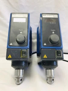 Lot of 2 IKA Eurostar 60 Digital Overhead Stirrer 30-2000rpm 4446001 For Parts