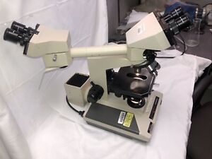 Olympus Microscope BH-2 Teaching Microscope 3 Objectives BH2 Pointer Tested