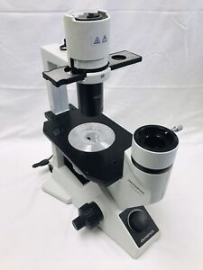 Olympus CKX41 Inverted Phase Contrast Microscope Incomplete Tested Working