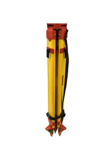Heavy Duty Wooden Surveyors Tripod Surveying Equipment Construction Yellow
