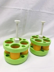 Lot of 2 Beckman Coulter Round Bucket Adapter 359486 4x50mL Round Bottom SX-4750