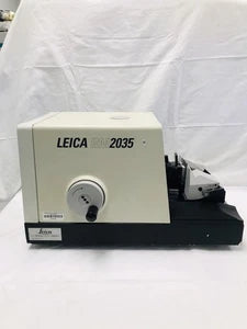 Leica Jung RM2035 Manual Rotary Microtome with Knife Holder BioCut Tested