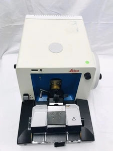 Leica Jung RM2035 Manual Rotary Microtome with Knife Holder BioCut Tested