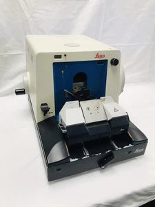 Leica Jung RM2035 Manual Rotary Microtome with Knife Holder BioCut Tested
