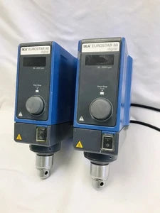 Lot of 2 IKA Eurostar 60 Digital Overhead Stirrer 30-2000rpm 4446001 For Parts