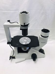 Olympus CKX41 Inverted Phase Contrast Microscope Incomplete Tested Working