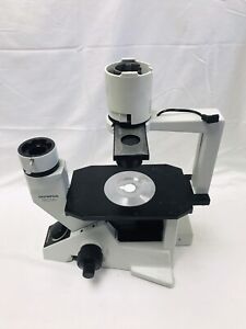 Olympus CKX41 Inverted Phase Contrast Microscope Incomplete Tested Working