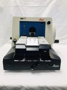 Leica Jung RM2035 Manual Rotary Microtome with Knife Holder BioCut Tested